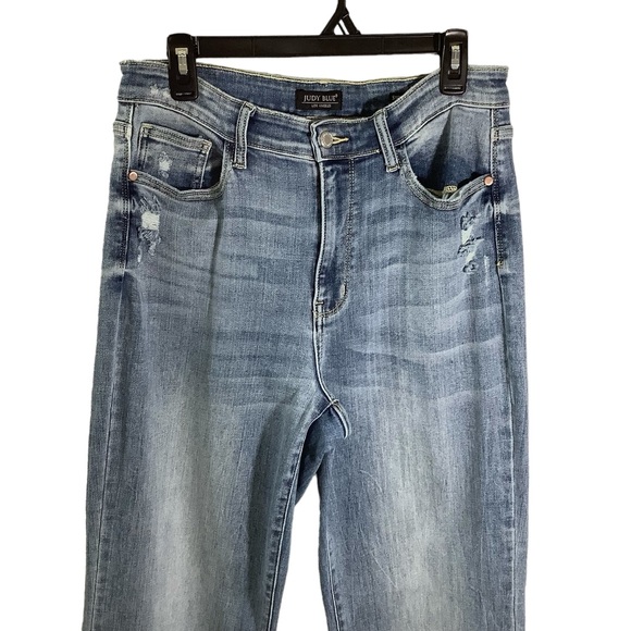 Judy Blue High Waist Straight Fit Denim Jeans - Picture 2 of 10
